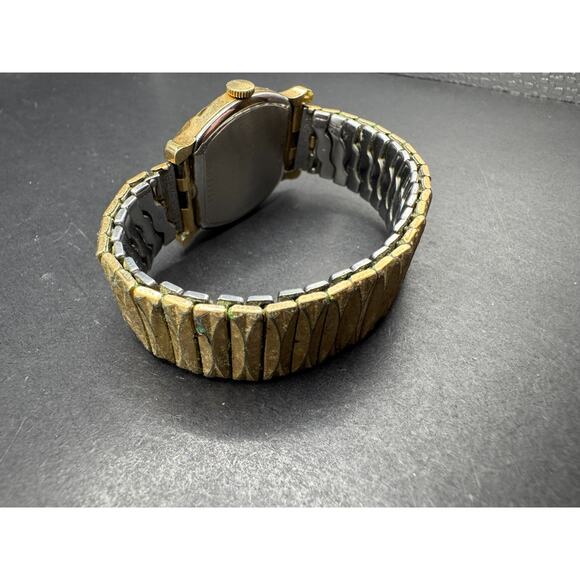 Vtg 1947 Bulova Signe Men's Mechanical Manual Wristwatch Swiss 10k RGP 26.7mm - Picture 8 of 13